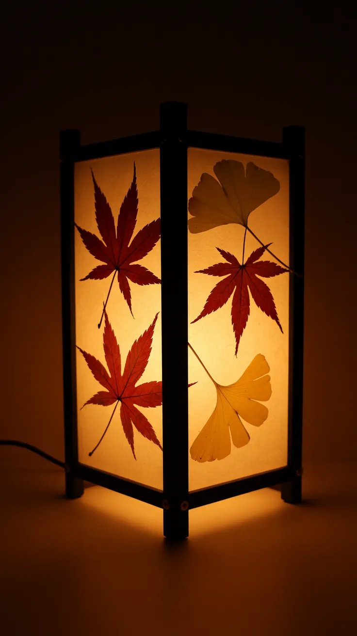 Pressed Flower Lamp: Enchanting DIY Home Decor Ideas