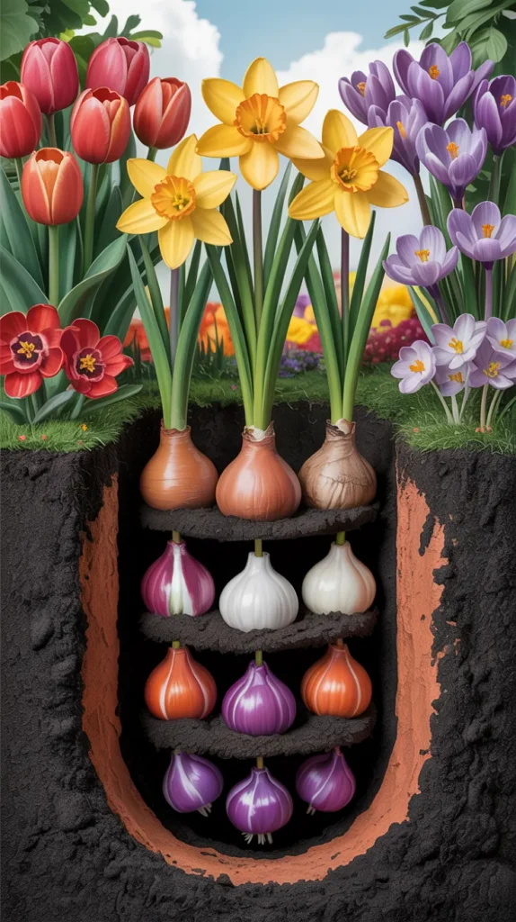 Planting-Bulbs In-Fall-Flower