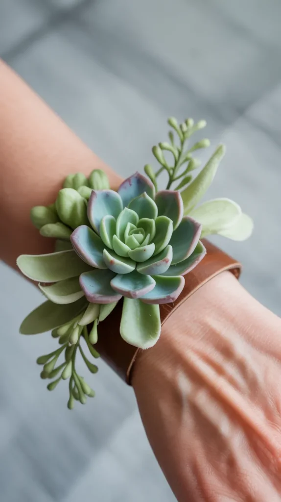 DIY Wrist Corsage-With-Fake