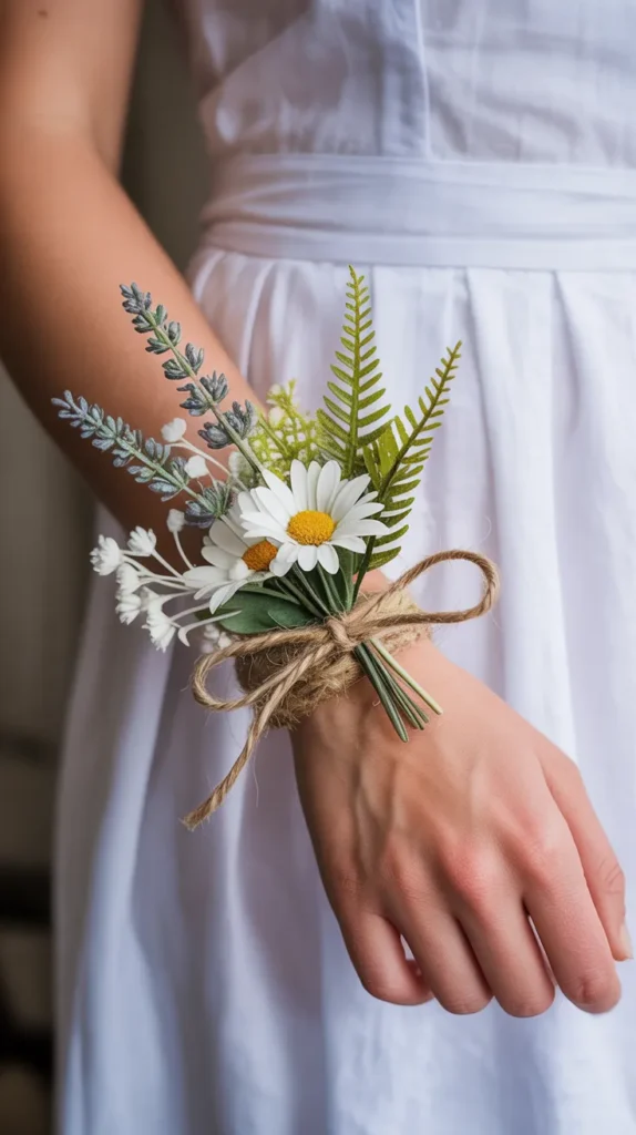 DIY Wrist Corsage-With-Fake