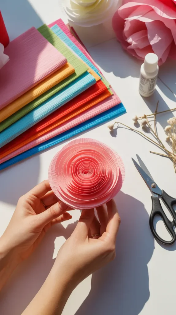 How To Make Fake-Flowers-Out