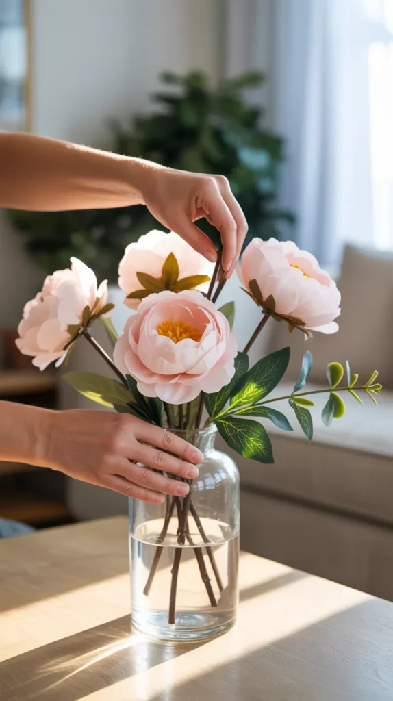how-to-make-fake-flowers-look