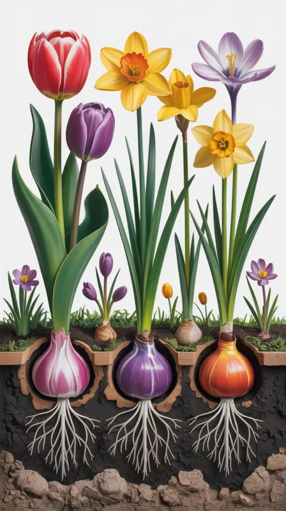 Spring-Bulbs-Garden Flower Beds