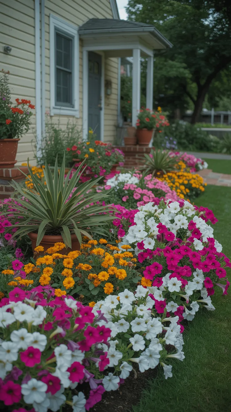 Flower Garden Ideas in Front of House: 12 Stunning Designs