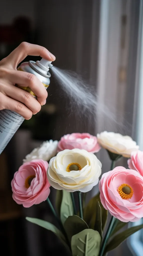 how-to-make-fake-flowers-look