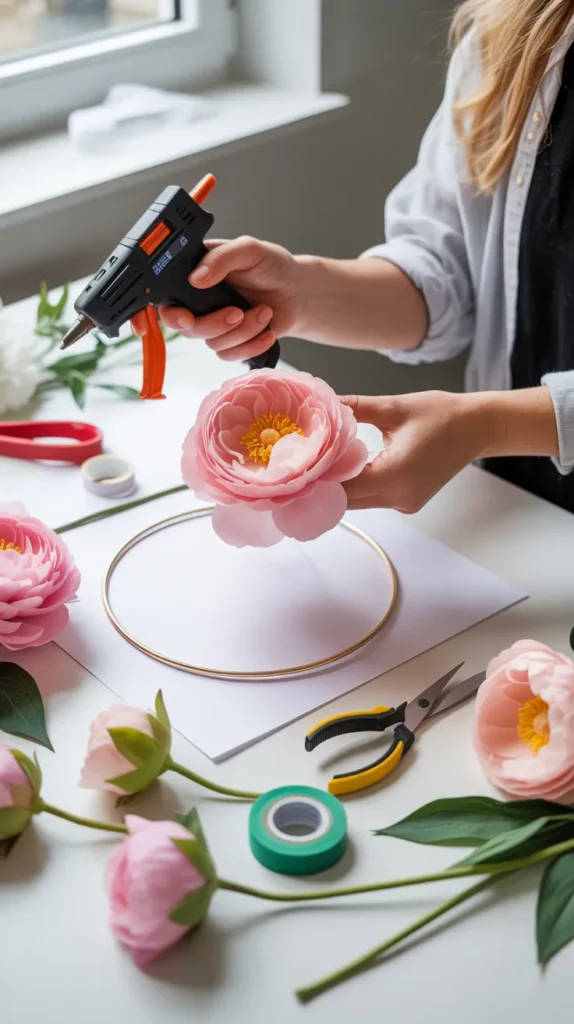 Fake Flowers-Decor-DIY