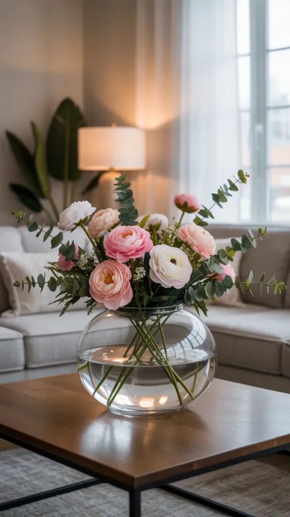 Fake Flowers-in-Vase