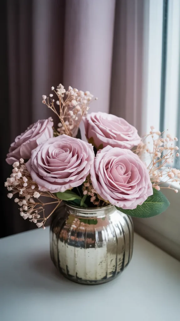 Fake Flowers-in-Vase