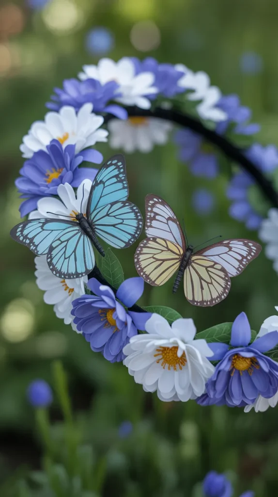 DIY Flower Crown Fake-Flowers