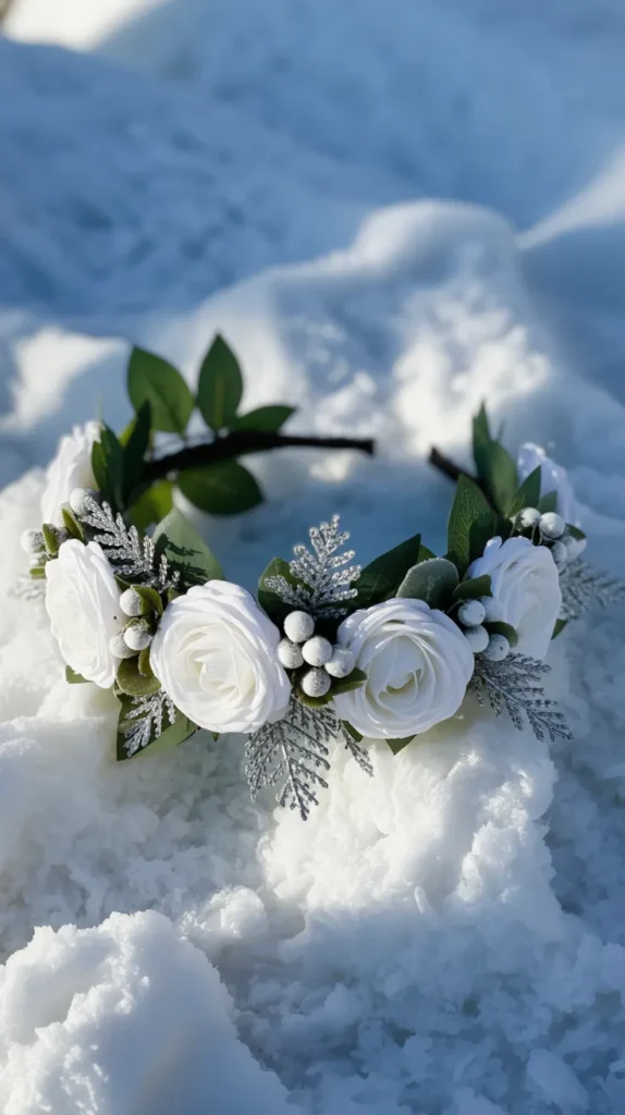 DIY Flower Crown Fake-Flowers