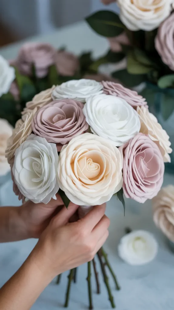 DIY Bridal Bouquet Fake-Flower