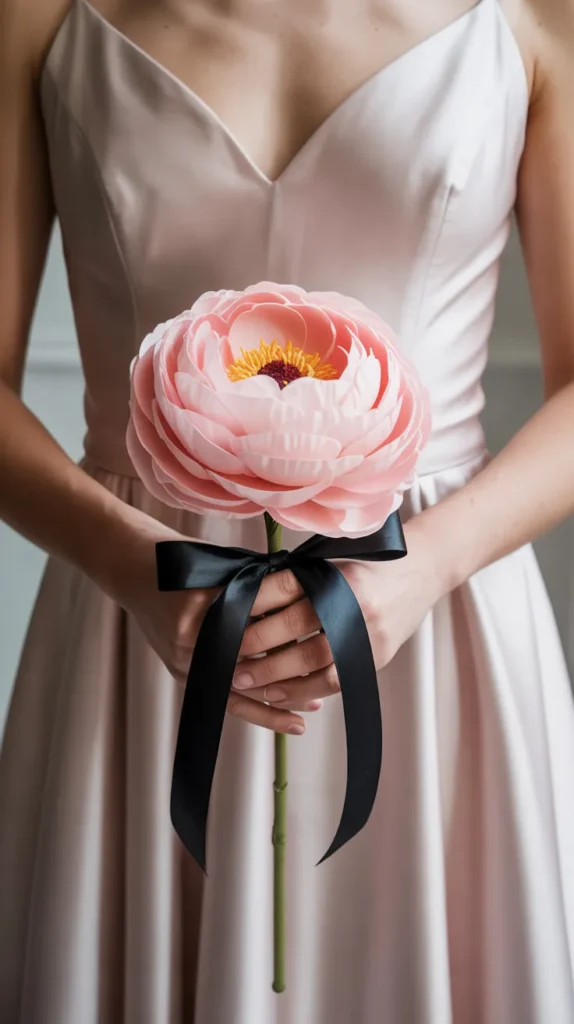 DIY Prom Bouquet-Fake-Flowers