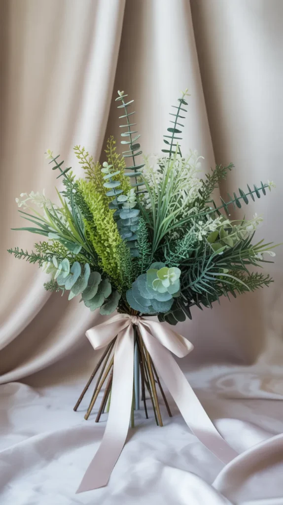 DIY Prom Bouquet-Fake-Flowers