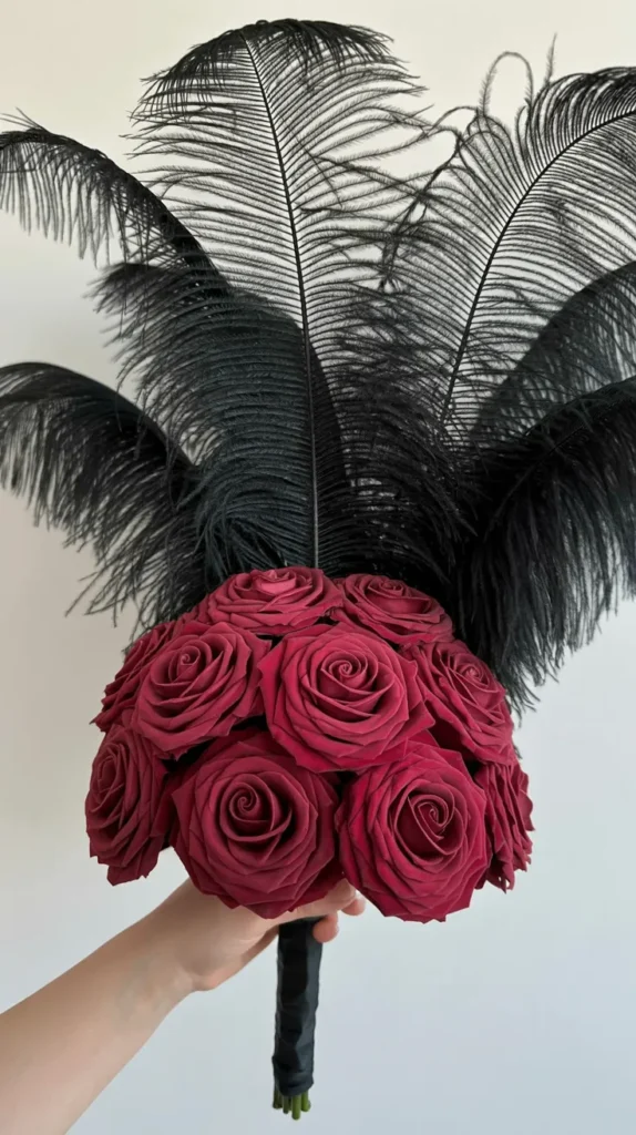 DIY Prom Bouquet-Fake-Flowers