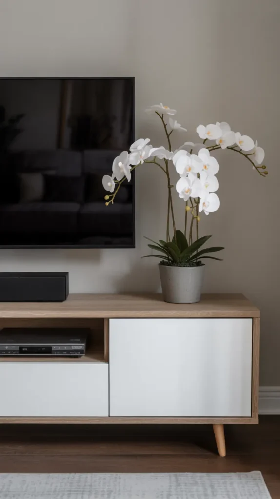 Fake Flowers Decor-Living-Rooms