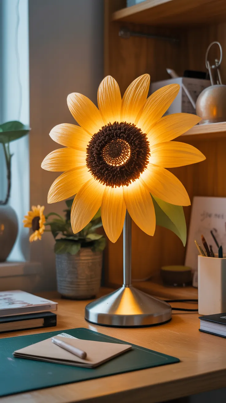 Flower Desk Lamp: Enchanting Illumination for Your Workspace