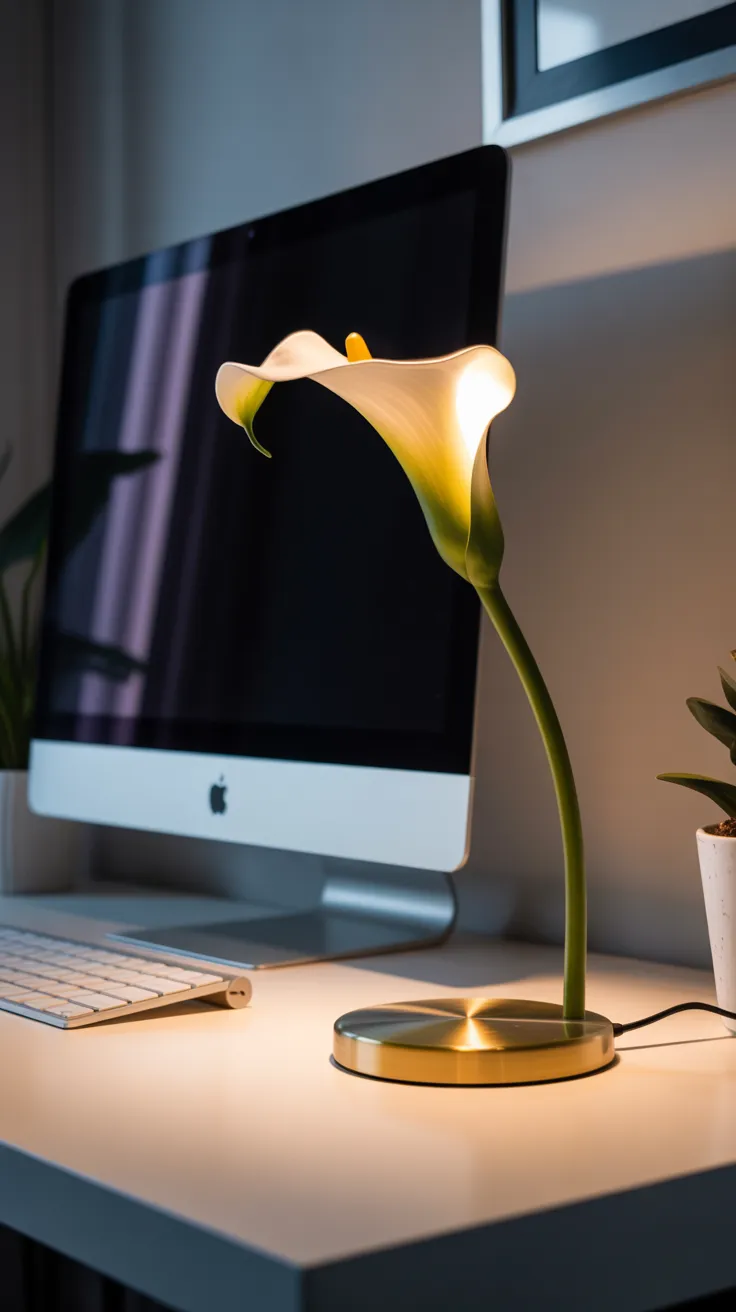 Flower Desk Lamp: Enchanting Illumination for Your Workspace