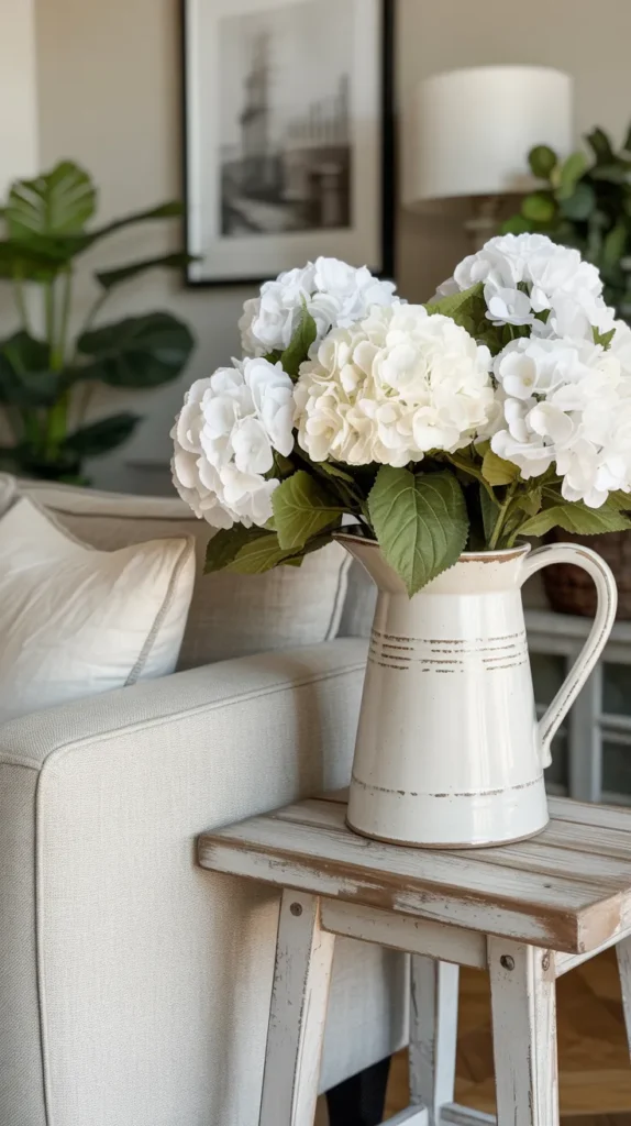 Fake Flowers Decor-Living-Rooms