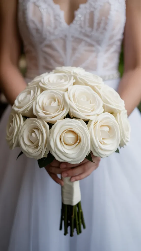 DIY Wedding Bouquet Fake-Flowers
