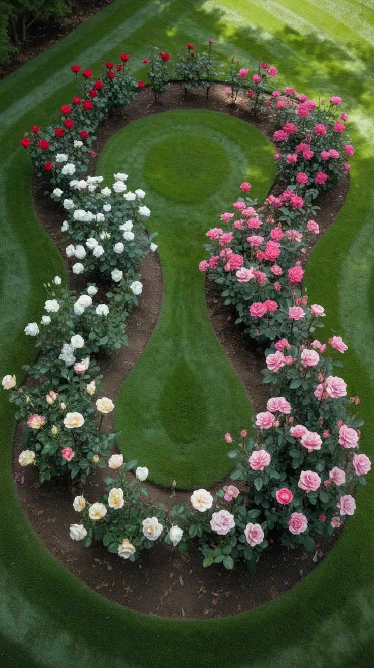 Rose Garden Design Layout Flower Beds: 12 Stunning Ideas