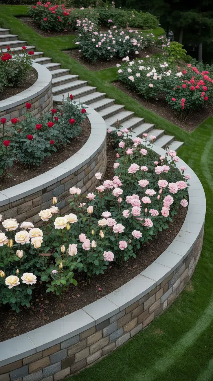 Rose Garden Design Layout Flower Beds: 12 Stunning Ideas
